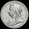 1897 Queen Victoria Official Diamond Jubilee Silver Medal Obverse