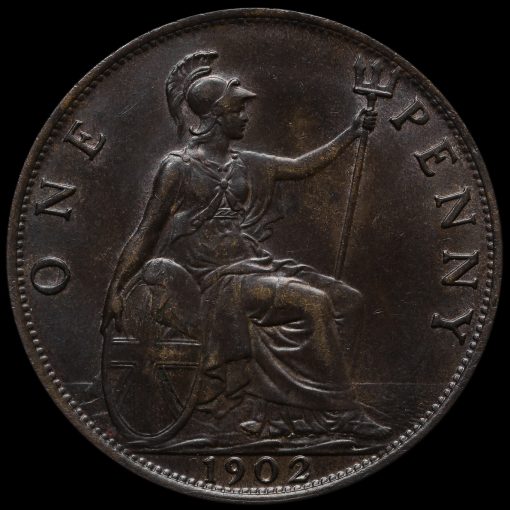 1902 Edward VII Penny Reverse