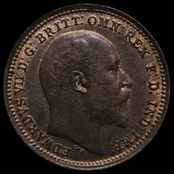 1902 Edward VII Third Farthing Obverse