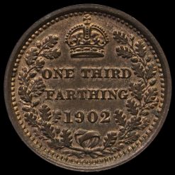 1902 Edward VII Third Farthing Reverse