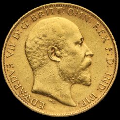 1907 Edward VII Gold Half Sovereign Obverse