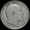1908 Edward VII Silver Half Crown Obverse
