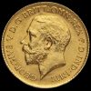 1914 George V Gold Half Sovereign Obverse