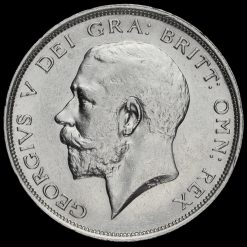 1915 George V Silver Half Crown Obverse