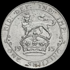 1915 George V Silver Shilling Reverse