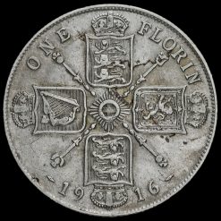 1916 George V Silver Florin Reverse