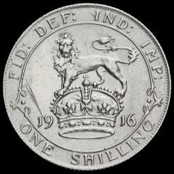 1916 George V Silver Shilling Reverse