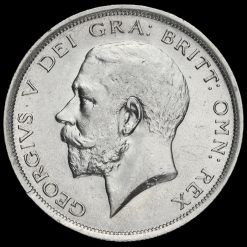 1919 George V Silver Half Crown Obverse