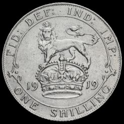 1919 George V Silver Shilling Reverse