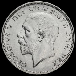 1927 George V Silver Half Crown Obverse