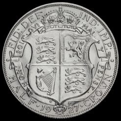 1927 George V Silver Half Crown Reverse