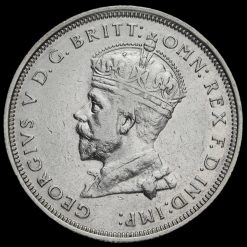 Australia 1927 George V Parliament House Silver Florin Obverse