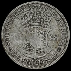 South Africa 1928 Silver 2 1/2 Shillings Reverse