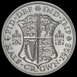 1928 George V Silver Half Crown Reverse