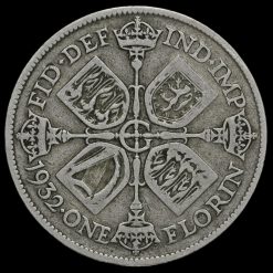 1932 George V Silver Florin Reverse
