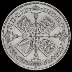 1932 George V Silver Florin Reverse