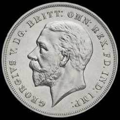 1935 King George V Rocking Horse Silver Jubilee Crown Obverse