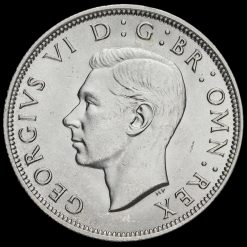 1940 George VI Silver Half Crown Obverse