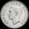 New Zealand 1940 George VI Silver Half Crown Obverse
