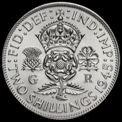 1945 George VI Silver Two Shilling Coin / Florin Reverse