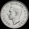 1946 George VI Silver Half Crown Obverse