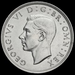 1946 George VI Silver Half Crown Obverse