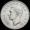 New Zealand 1949 George VI Silver Crown Obverse