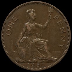 1950 George VI Penny Reverse