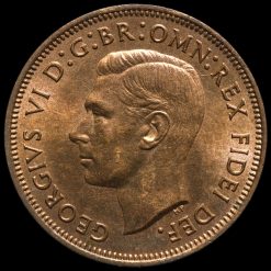 1951 George VI Halfpenny Obverse