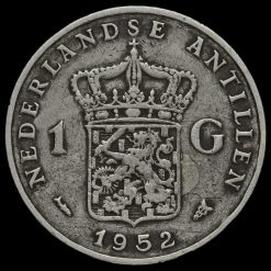 Netherlands 1952 Juliana Silver 1 Gulden - Image 2