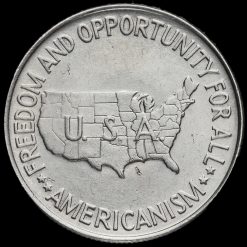 USA 1952 Washington-Carver Silver Half Dollar Reverse