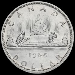 Canada 1965 Elizabeth II Silver Dollar Reverse