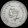 France, New Hebrides 1966 Silver 100 Francs Obverse