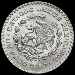 Mexico 1967 1 Peso Coin Obverse