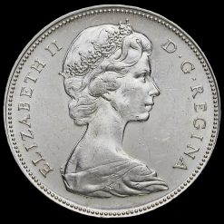 Canada 1967 Elizabeth II Silver Dollar Obverse