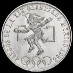 Mexico 1968 Olympic Games Silver 25 Pesos Reverse