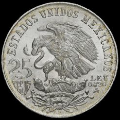 Mexico 1968 Olympic Games Silver 25 Pesos Obverse