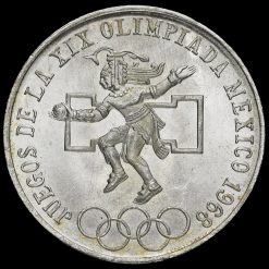 Mexico 1968 Olympic Games Silver 25 Pesos Reverse