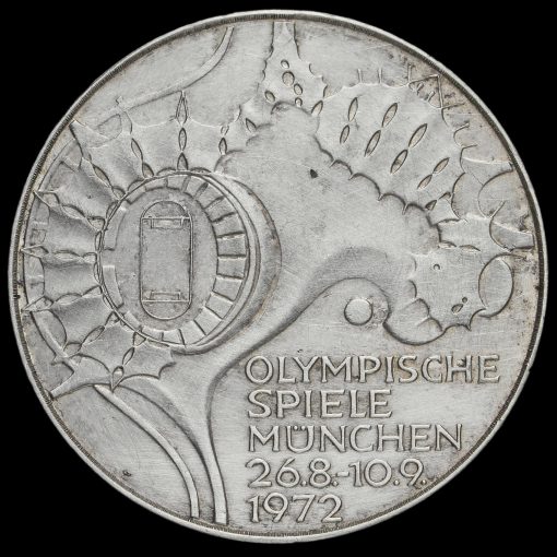 Germany, 1972 Silver 10 Deutsche Mark Reverse