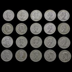 20 x Australia Silver Florin Coins Obverse