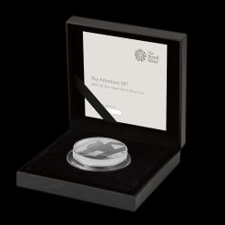 2020 Elizabeth II Bond, "Pay Attention 007" 2 Ounce Silver Proof £5 Coin
