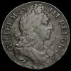 1696 William III Early Milled Silver Octavo Crown Obverse