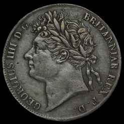 1827 George IV Milled Silver Maundy Fourpence Obverse