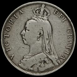 1888 Queen Victoria Jubilee Head Silver Florin Obverse