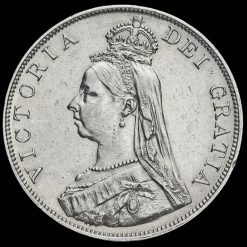 1889 Queen Victoria Double Florin Obverse