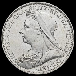 1893 Queen Victoria Veiled Head Silver Maundy Fourpence Obverse