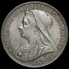 1900 Queen Victoria Veiled Head Silver Florin Obverse