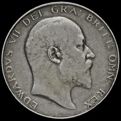 1904 Edward VII Silver Half Crown Obverse