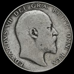 1905 Edward VII Silver Half Crown Obverse