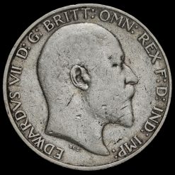 1909 Edward VII Silver Florin Obverse